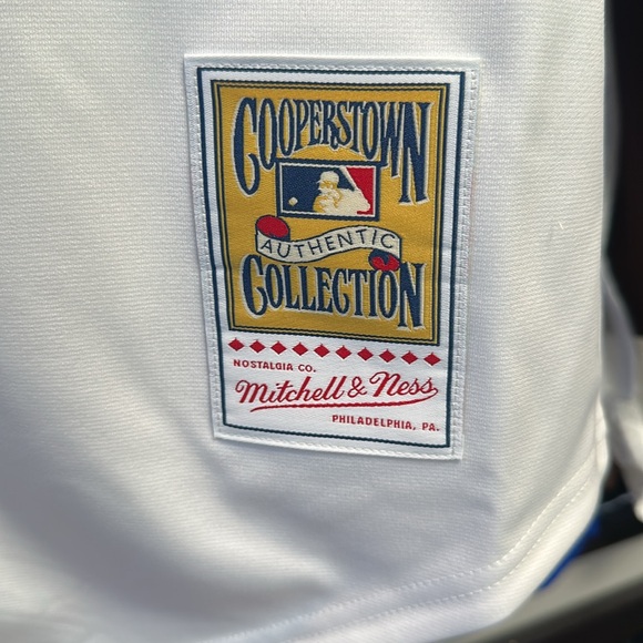 Deion Sanders Atlanta Braves Mitchell & Ness 1992 Authentic Jersey - White - Picture 6 of 7